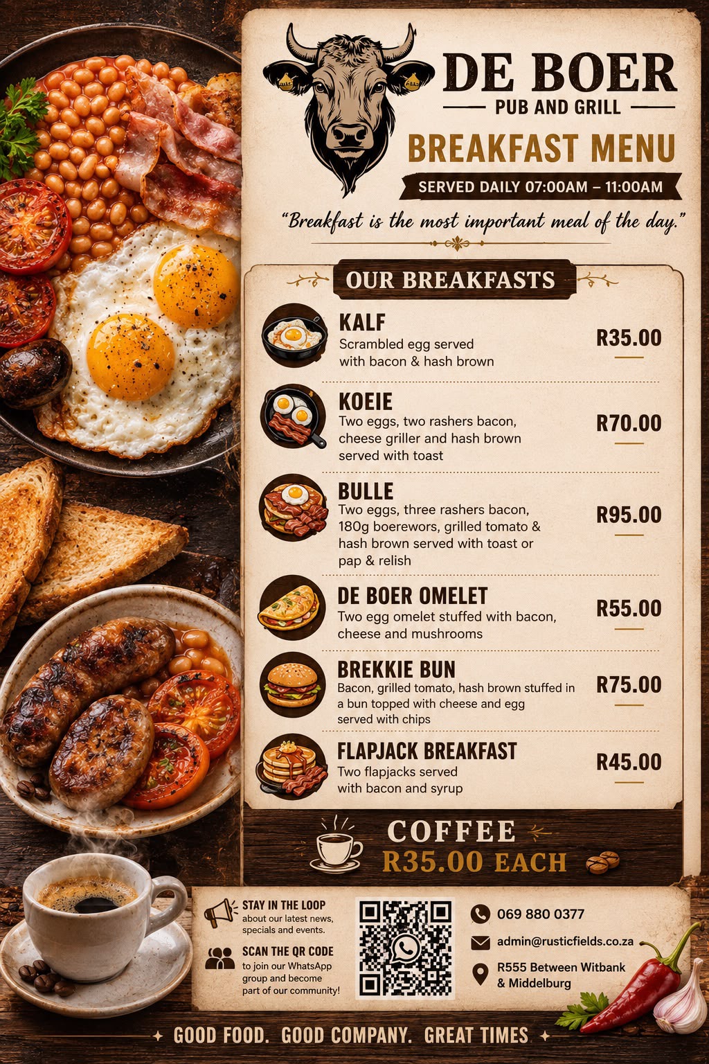 Breakfast Menu