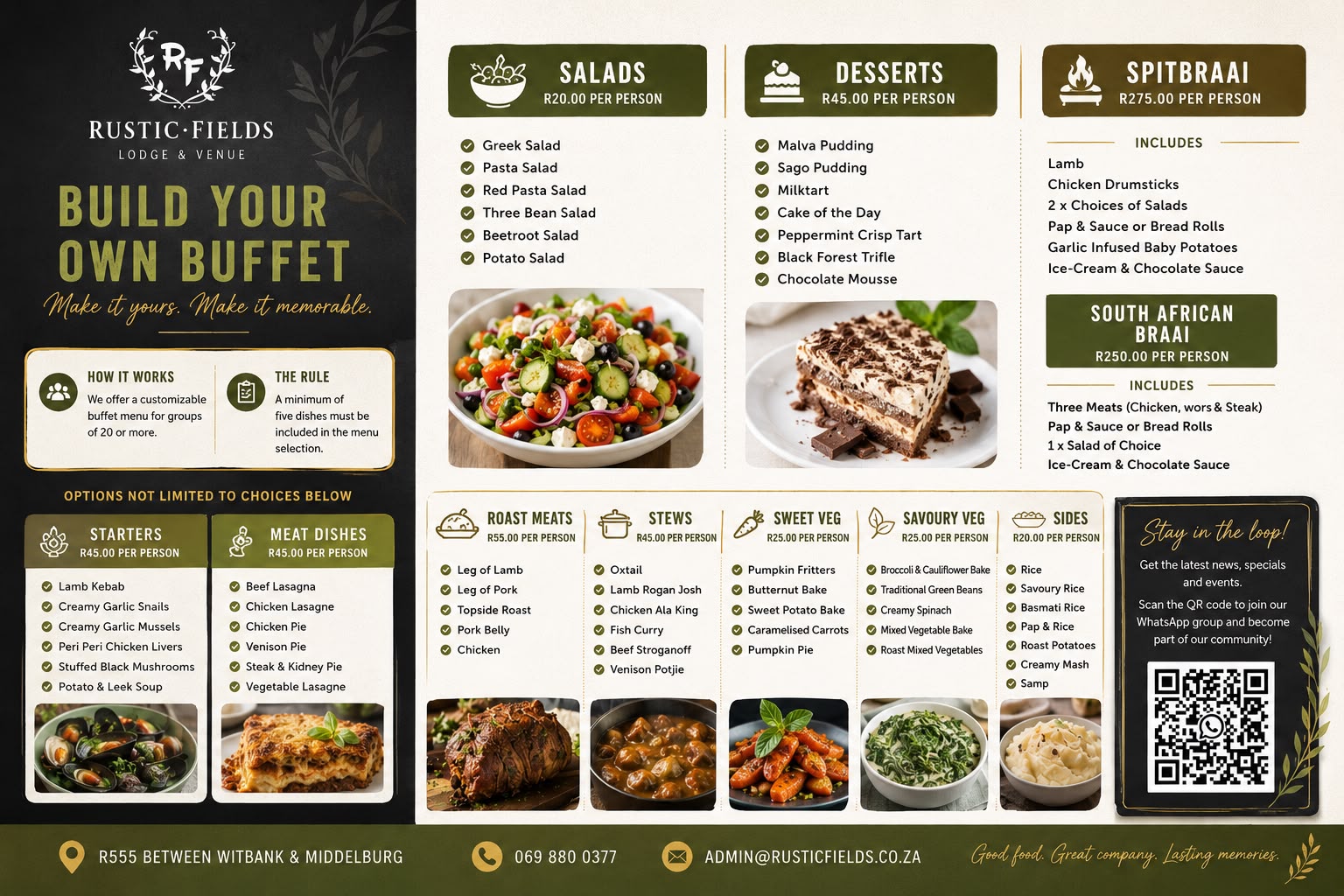 Build Your Own Buffet